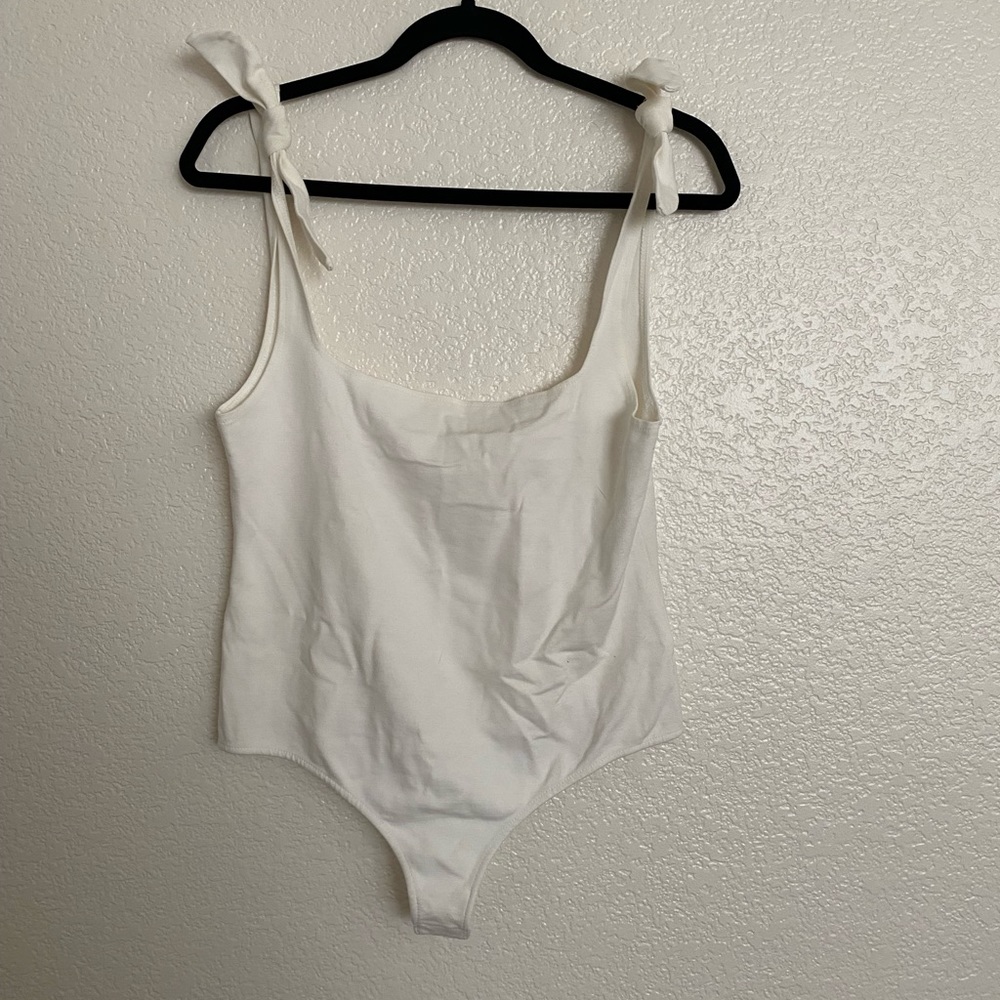 Free People Ivory Bodysuit